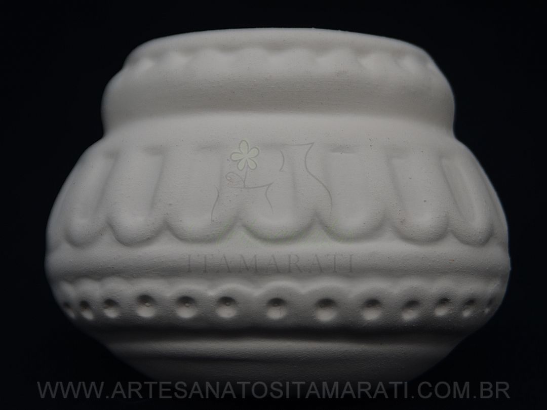 Detalhes do produto Vaso meio Bojudo Trabalhado